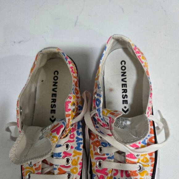 Chuck Taylor All Star Lift Platform My Story Canvas Sneakers Woman's Size 6 - Picture 11 of 14